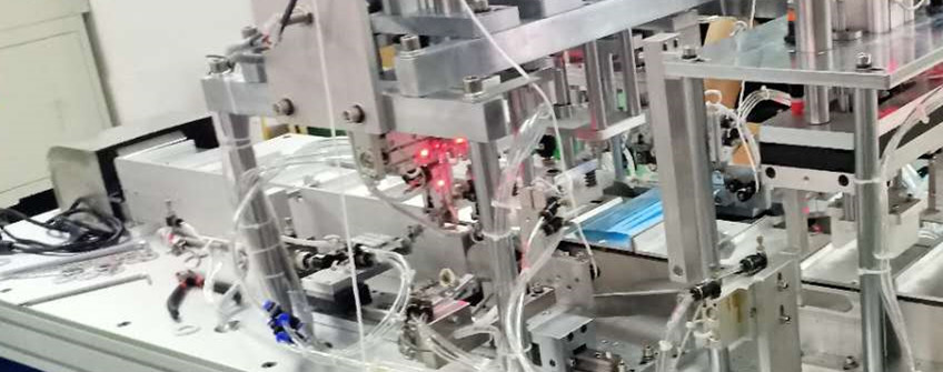 出口口罩機了，一拖一自動平面口罩生產線